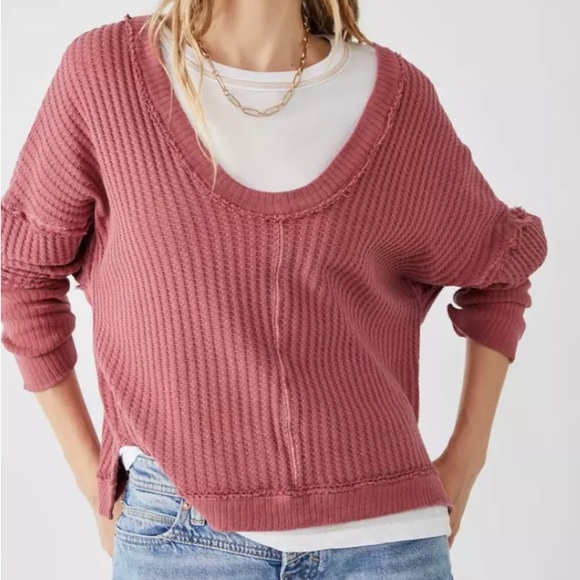 Free People Women’s Cowboy Long Sleeve Magic Thermal Top X-Large - NWT - Picture 6 of 10